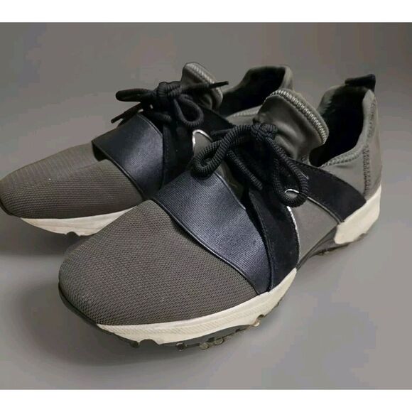 CARVELA KURT GEIGER‎ Women's 38 Green/khaki/Black Lamar Trainer Sneaker EUC - Picture 6 of 9